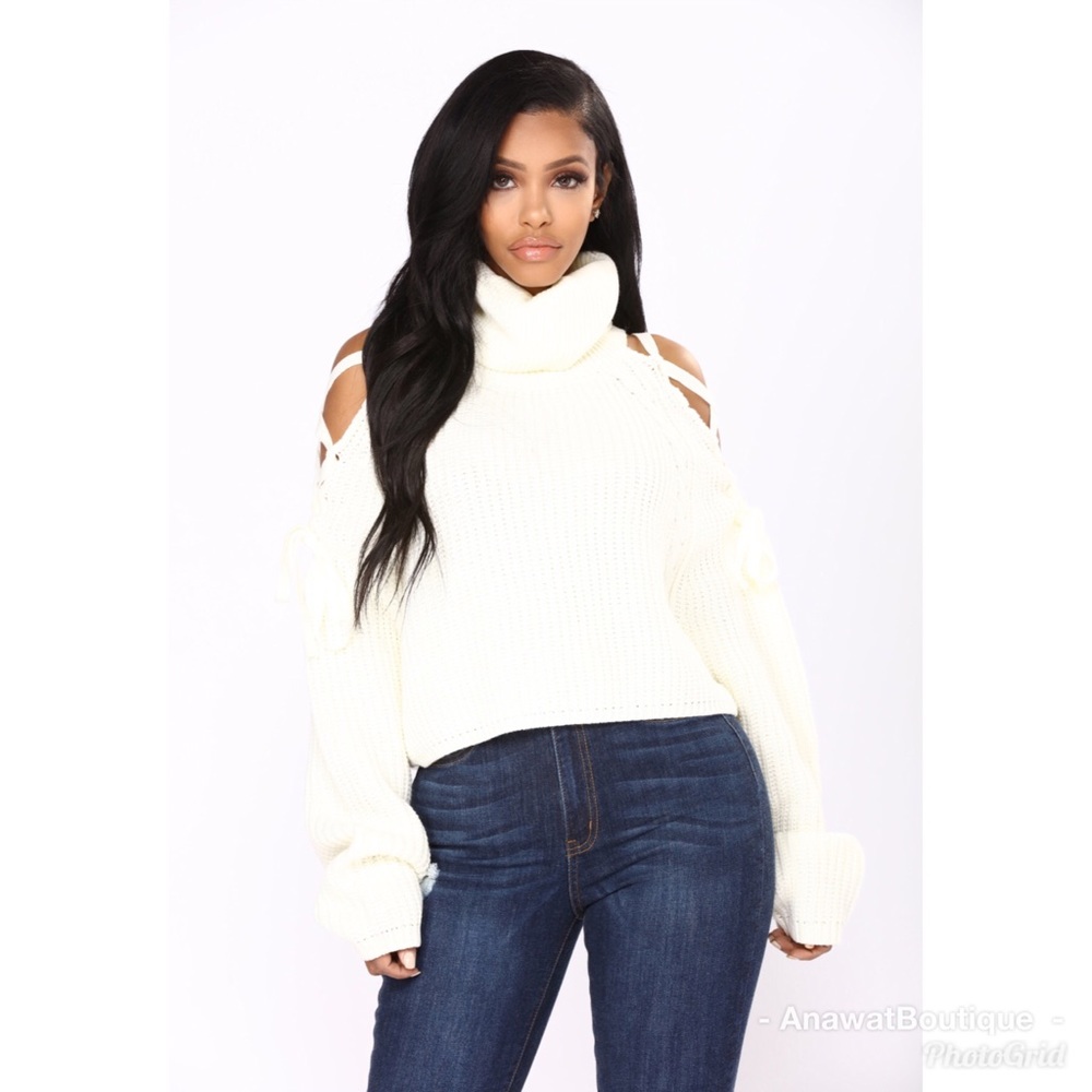 Vera Moda Tie Sleeve Sweater